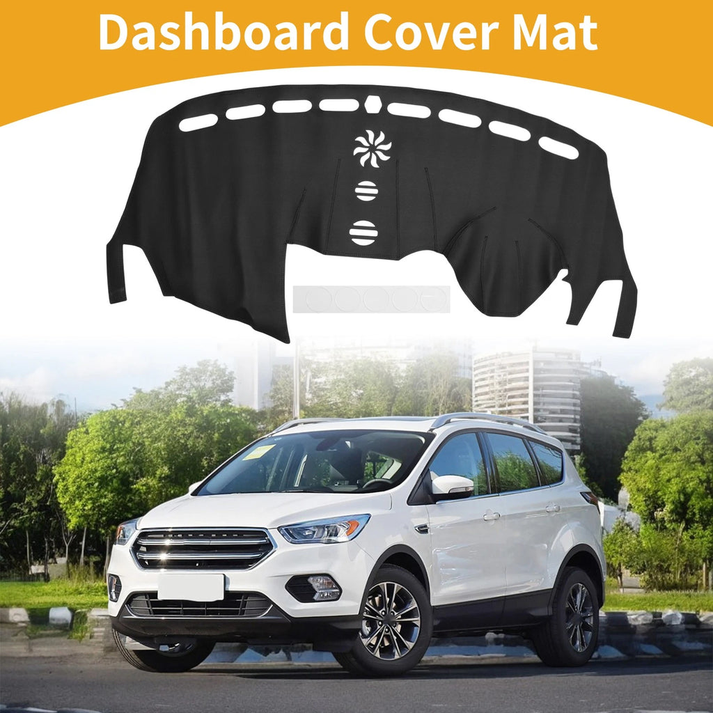 Dashboard Cover for Ford Escape (2013–2019) - Black Anti-Slip Mat