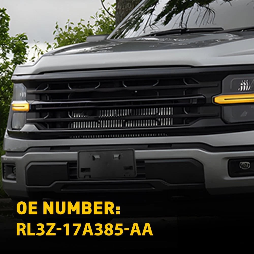 Front License Plate Frame Tag Holder Mounting Bracket for Ford F-150 (2024–2025)