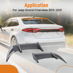 2X Rear Mid Roof Spoiler Kit for Jeep Grand Cherokee (2013–2021) SRT Style