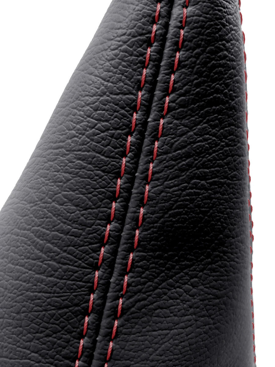 E Brake Boot Cover for Toyota Tacoma (2016–2020) Red Stitch PVC Leather