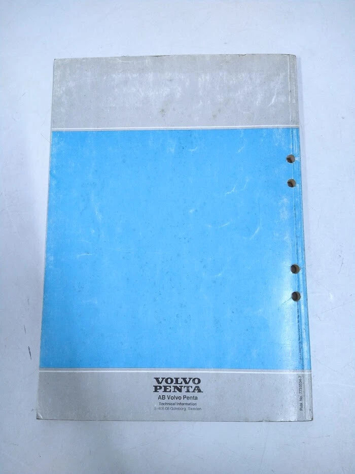 Volvo Penta Marine Electrical Systems Part 1 Manual (7733534)