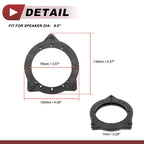 Speaker Spacer Ring Adaptor 6.5" Front Doors for BMW 230i (2017-2021)
