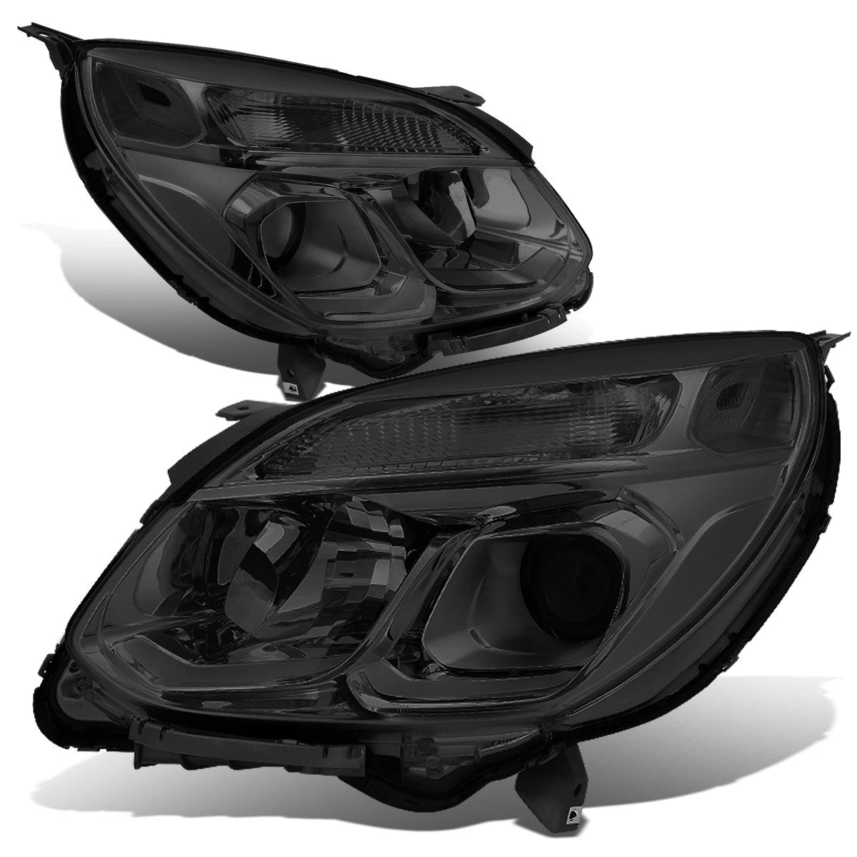 Tinted Clear Projector Headlights with Turn Signal for Chevy Equinox (2016–2017)