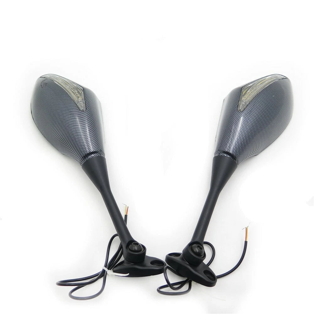 Turn Signal Mirrors for Honda CBR 600RR (2003–2012) & CBR 1000RR (2004–2007) Carbon Cl