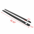 Black Bed Rail Caps for Chevy Silverado/GMC Sierra 1999–2006 6'6" Bed 7201151