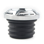 CNC Cut Chrome Gas Cap for Harley Dyna Softail