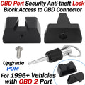 OBD Port Security Anti-theft Lock for 1996+ Vehicles w/ OBD II
