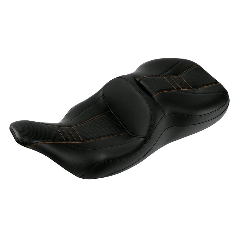 Driver Passenger Seat for Harley Touring Electra Glide FLHT (1997–2007) Black