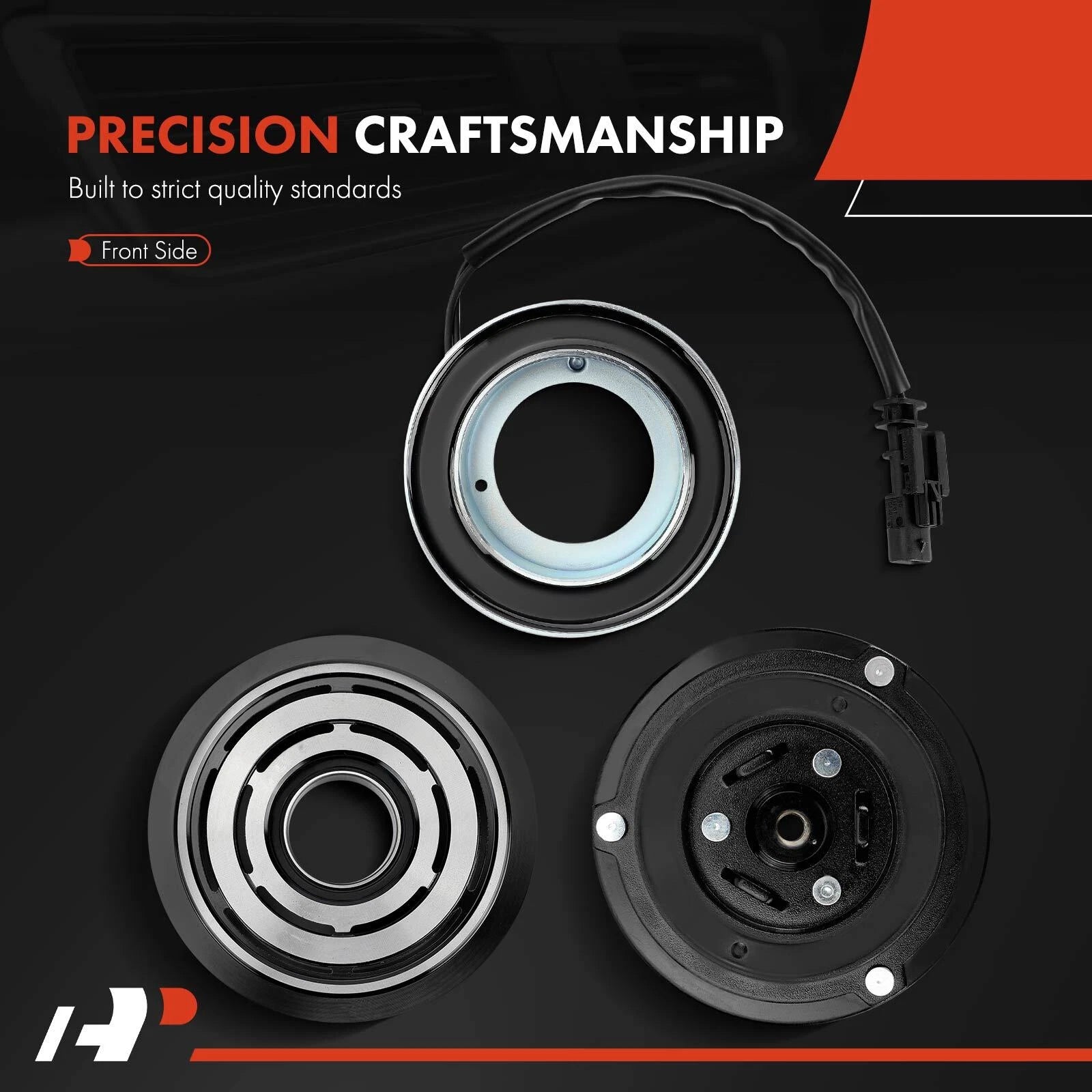 A/C Compressor Clutch Kit with 6-Groove Pulley for Chevy Cruze (2011)