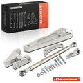16x Polished Aluminum Alternator Bracket Kit for Chevy (Short Water Pump)