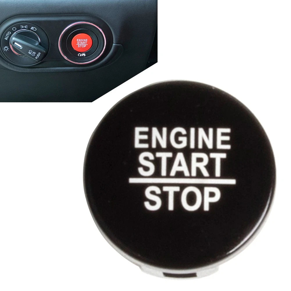 Engine Start Stop Button Cover for Maserati Ghibli Quattroporte (2014–2021) Black