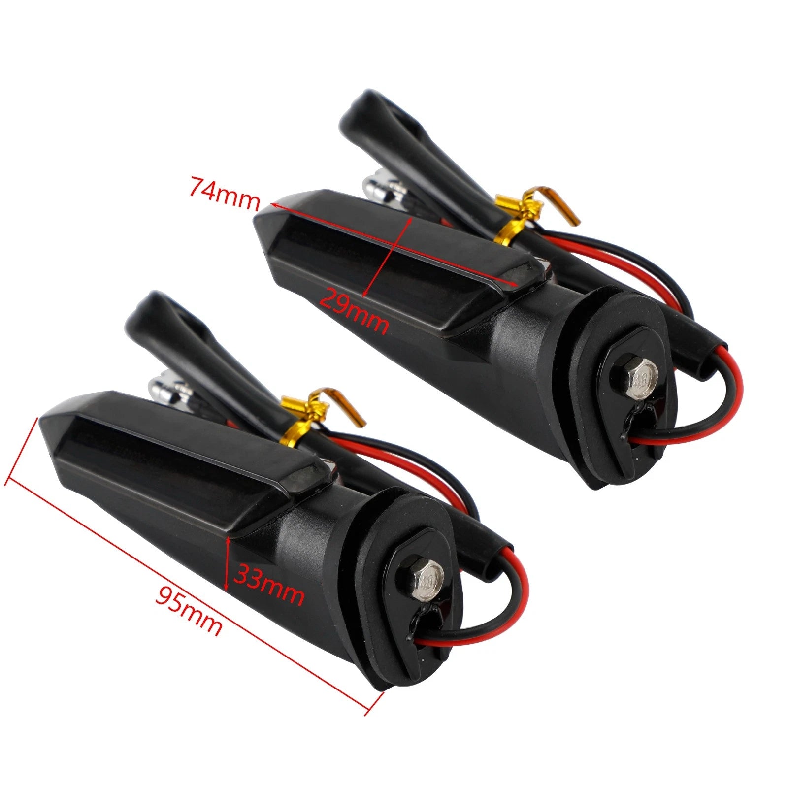 LED Turn Signal Lights for Honda CRF250 CB500 CB650F CTX700 (Fits 2014–2020)