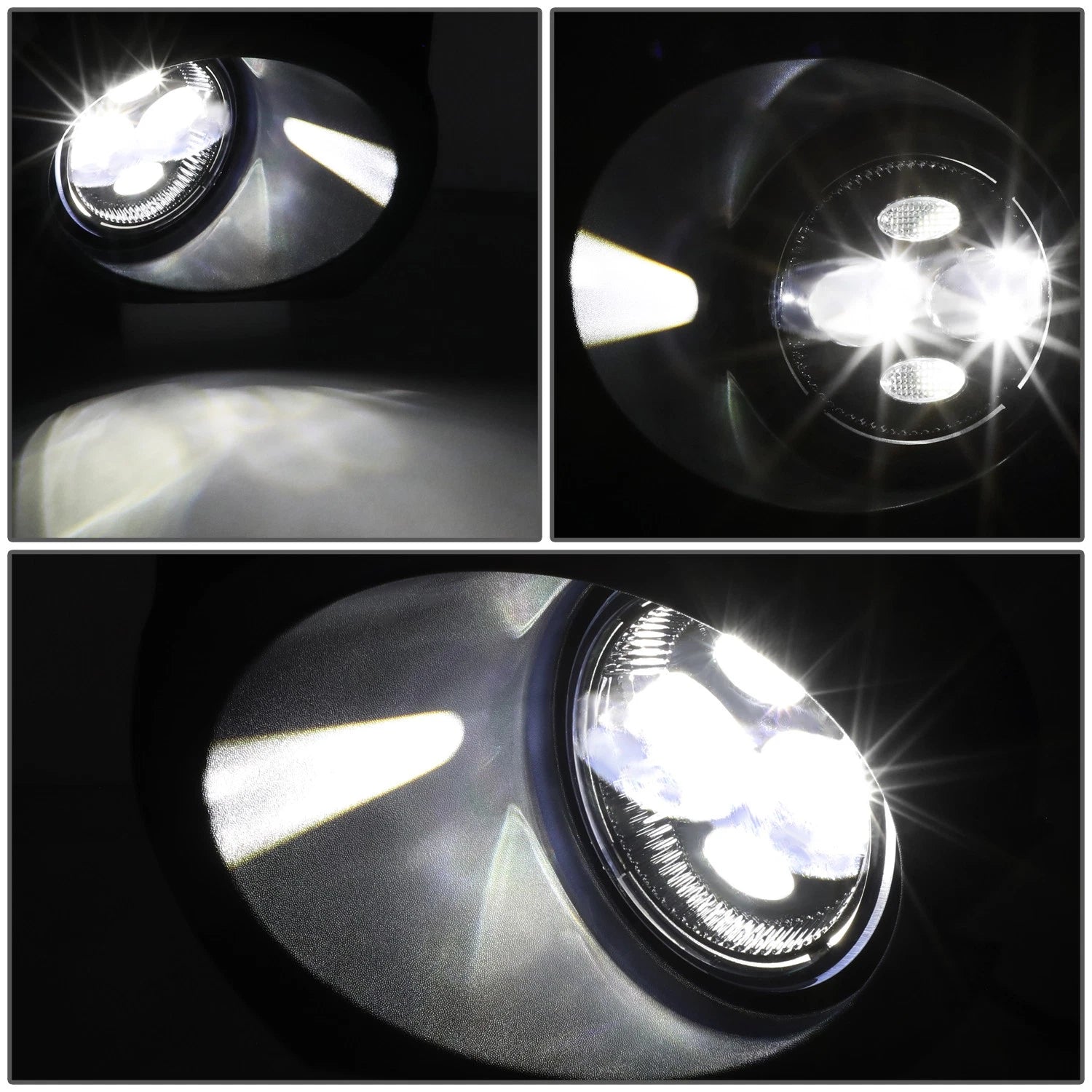 LED Projector Fog Light Lamp for Ford F150 (2009–2014) - Clear Lens, Bezel, Switch