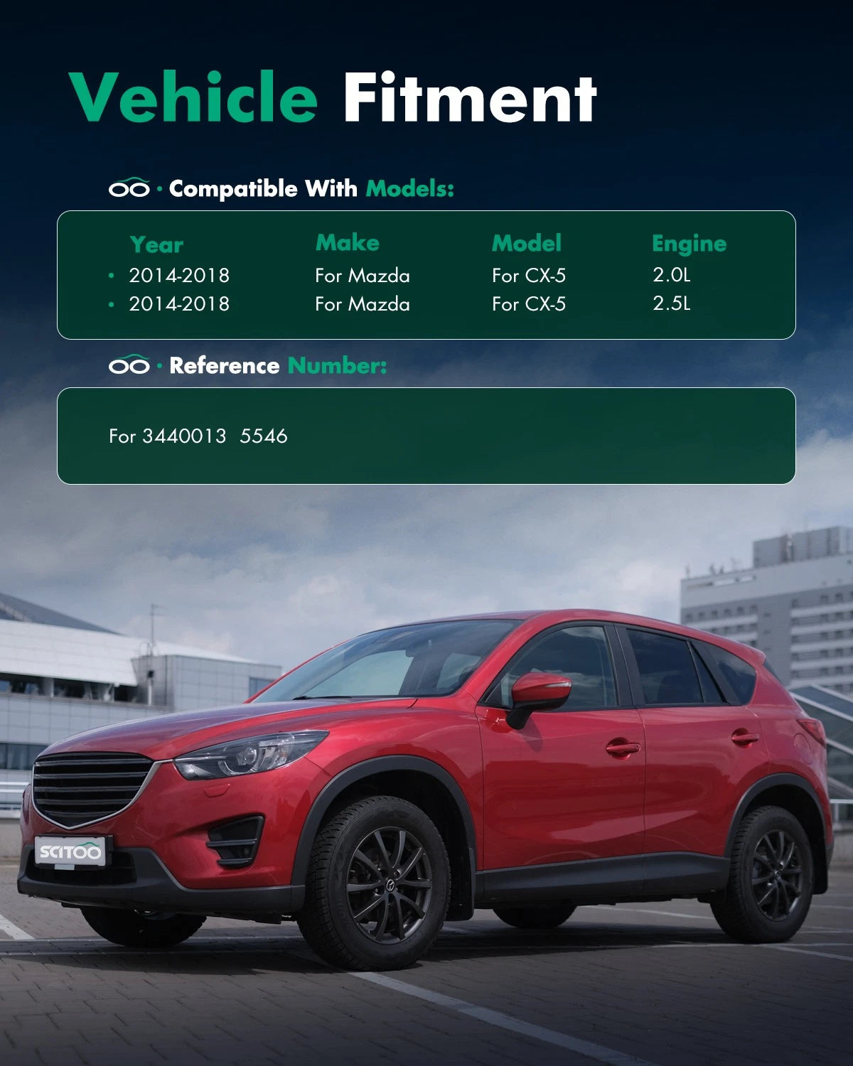 Rear Shock Struts Absorbers for Mazda CX-5 (2014–2018)
