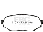 Front Brake Pad Set for Mazda Miata (1990–1993) SP552GQ