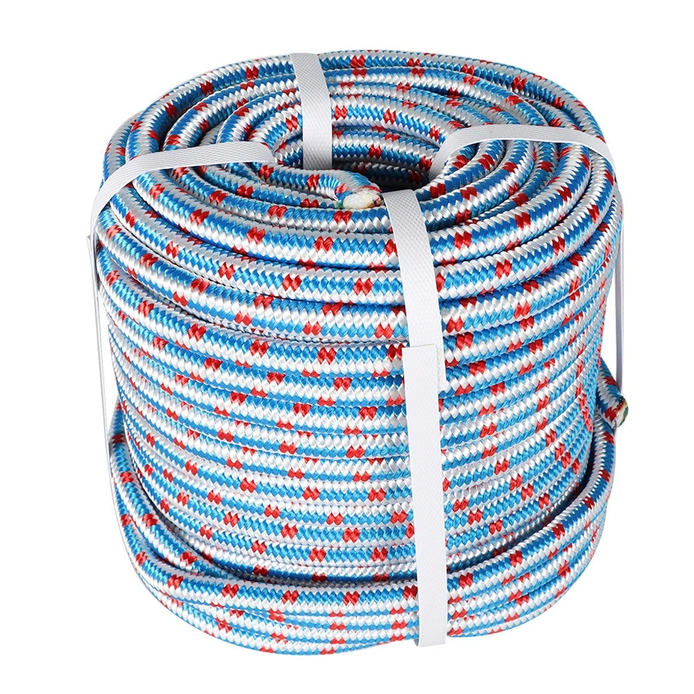 16-Strand Double Braid Polyester Arborist Rope 1/2"×150'
