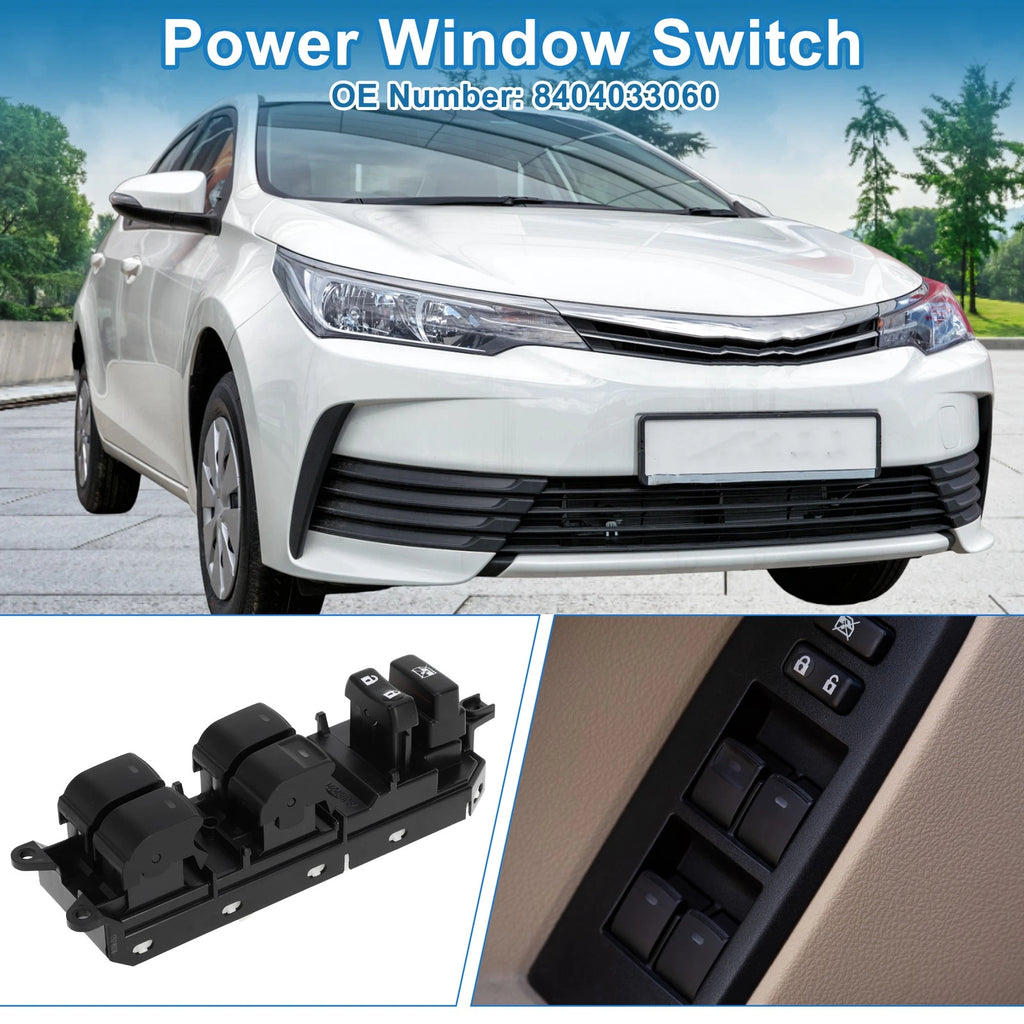 Front Right Power Window Switch for Lexus ES350 ES250 ES200 (No. 8404033060)