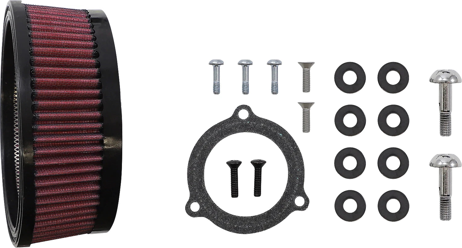 S&S Air Stinger Stealth Air Cleaner Kit for Harley Touring & Softail (2008–2017)
