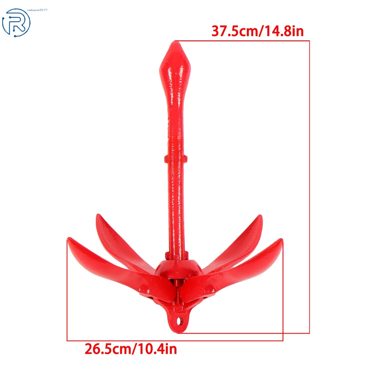 Folding Anchor Set 2.5KG for Grapnel Boat Marine Kayak (Fit) 2-Pack