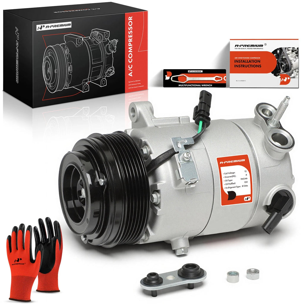 A/C Compressor with Clutch for Chevrolet Colorado GMC Canyon (2015â2016)