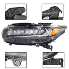 Full LED Headlight Assembly Chrome for Honda Accord (2018–2021)