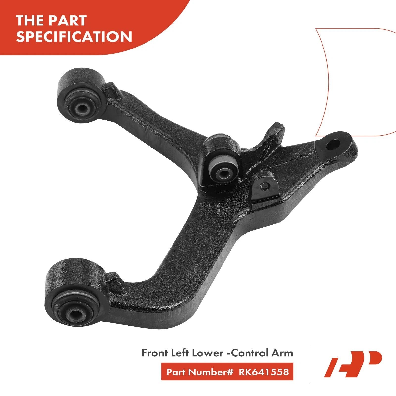 Set of 8 Front Lower Control Arm, Ball Joint & Tie Rod End for Jeep Liberty (2002–2012)