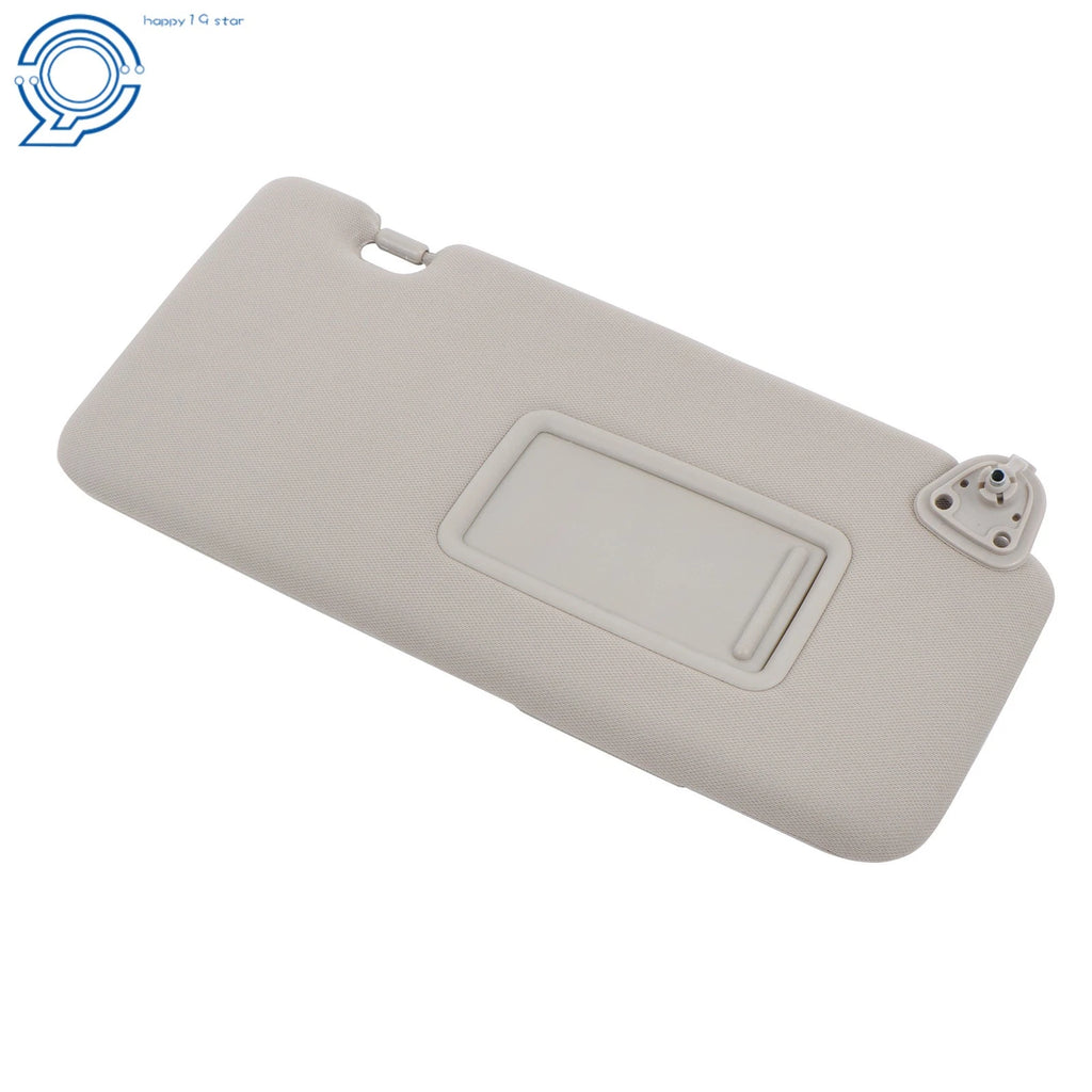 Sun Visor for Nissan Versa (2007–2012) Right Passenger Gray with Mirror