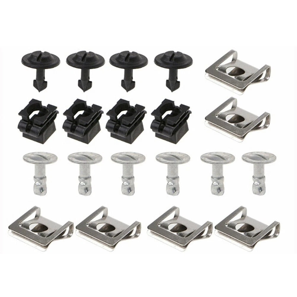 20Pcs Engine Under Cover Fixing Clip Kit for