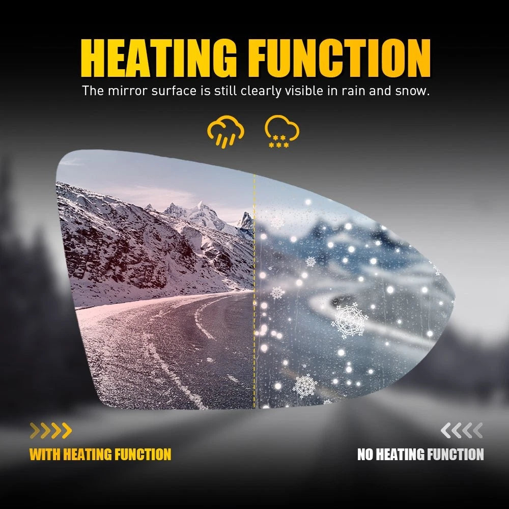 Heated Mirror Glass for Volkswagen GTI Golf (2015–2021)