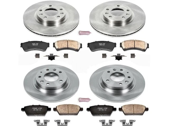 Brake Pad and Rotor Kit for Mazda 6 (2006–2013) QH434YT