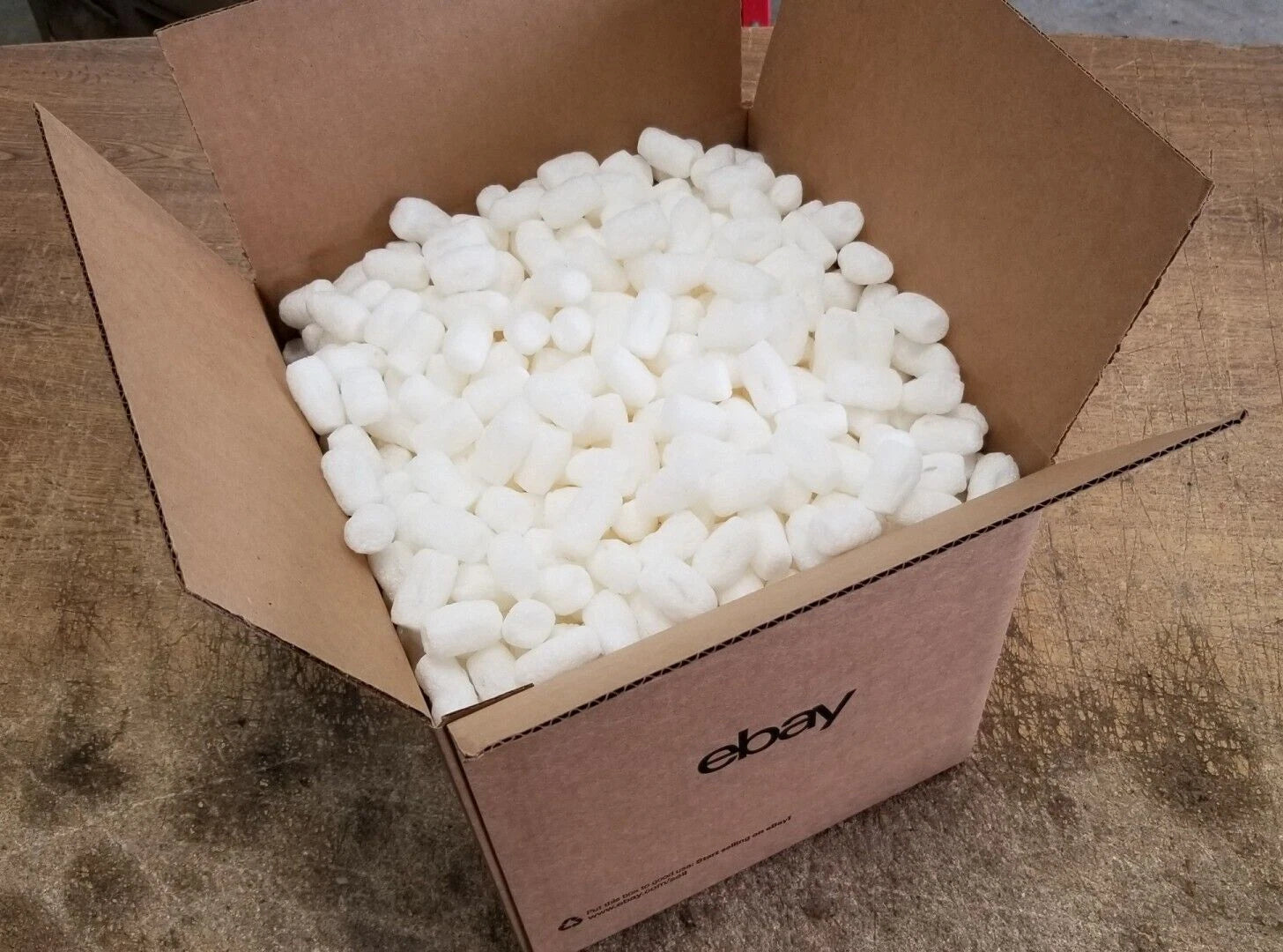 Eco-Friendly Biodegradable Packing Peanuts (1 Cubic Foot)