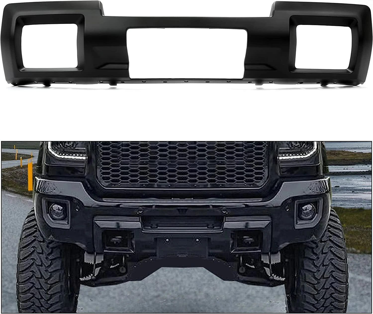 Front Bumper Skid Plate for GMC Sierra 2500/3500HD (2015–2019)