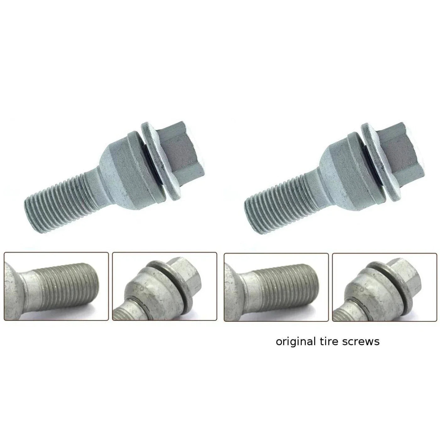 Wheels Studs 4 x 2 Wear Resistant Carbon Steel for Car