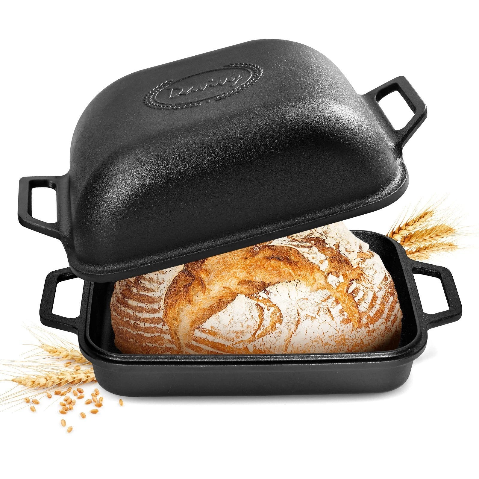 9 Quart Non-stick Cast Iron Dutch Oven for Sourdough Bread (2023)