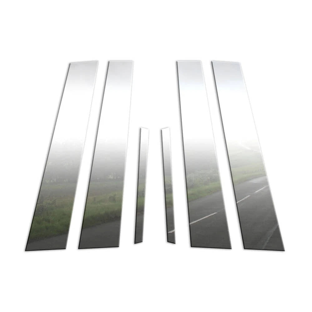Pillar Post Covers for 2017-2024 Hyundai Elantra (Stainless Steel 6pc)