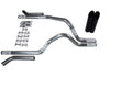 2.5" Dual Exhaust Kit for Dodge Dakota (1987–1996) No Muffler, Black