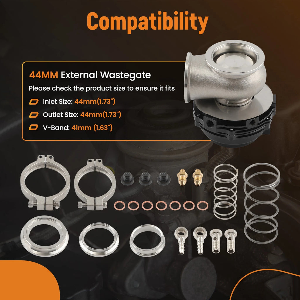 44mm External Cooled Turbo Wastegate for Universal Turbos (—–—)