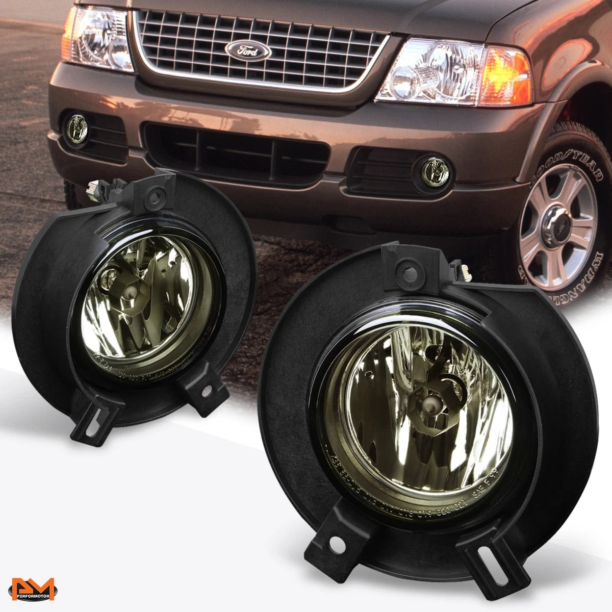 Fog Lights for Ford Explorer (2002–2005) OE Style Smoked Lens
