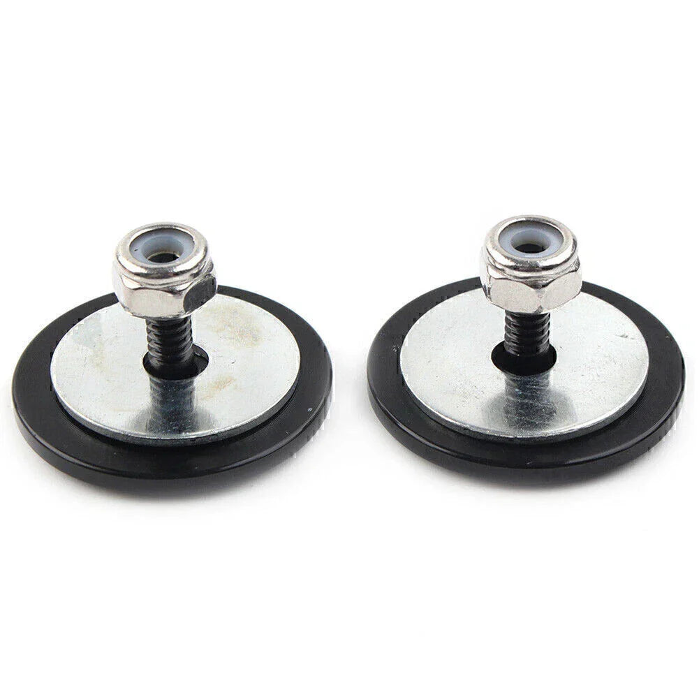 Black Aluminum Inner Fairing Mirror Plugs for Harley Street Glide Trike (2009-2023)