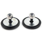 Black Aluminum Inner Fairing Mirror Plugs for Harley Street Glide Trike (2009-2023)