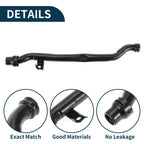 Heater Hose for Audi A4 A4 Quattro (1995–2000) No. 078121075AB Metal Black