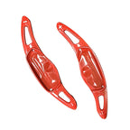 Red Steering Wheel Shift Paddle Extensions for Kia Forte (2020)
