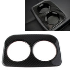 Carbon Fiber Rear Water Cup Panel Cover Trim for Subaru Forester (2013–2018)