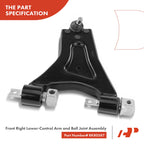 Front Right Lower Control Arm with Ball Joint for Ford Contour (1995-2000)