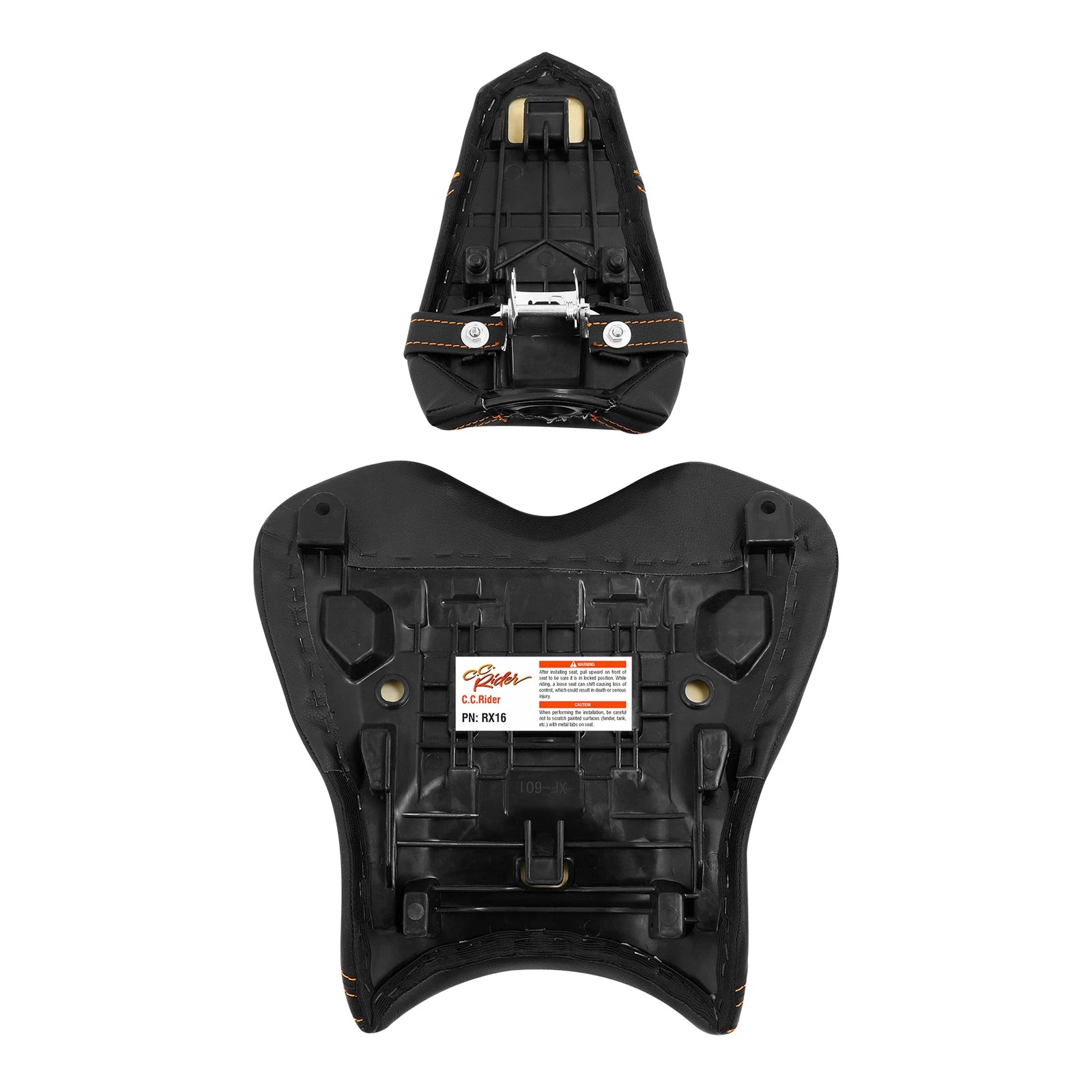 Rider Driver & Passenger Seats for Yamaha YZF R1 (2015–2024) Black