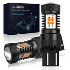 2X Amber LED Turn Signal Light for AUXITO 7443 7440 7444 (Error Free)