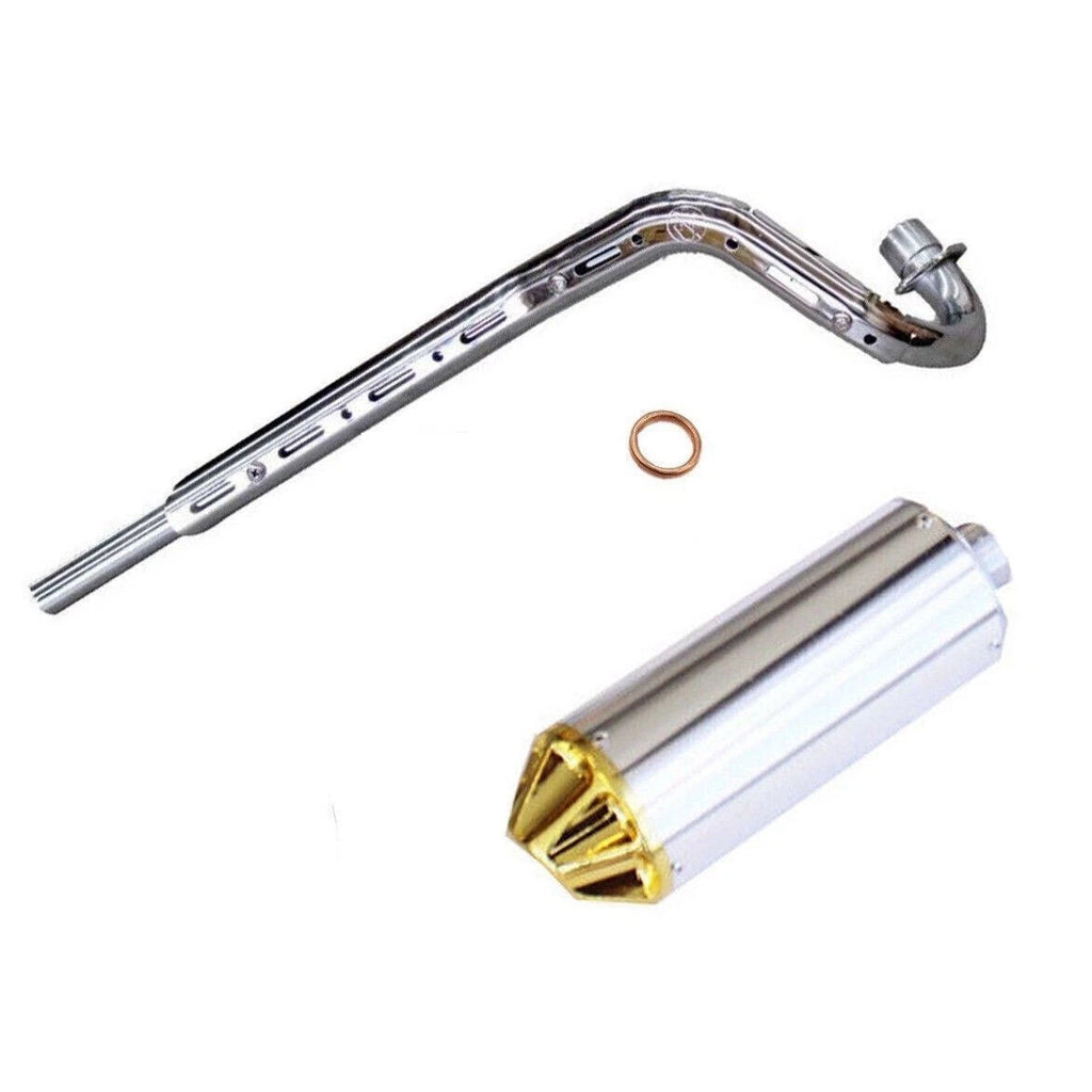 Exhaust Pipe and Muffler System for PIT PRO Dirt Bike (90cc–140cc)