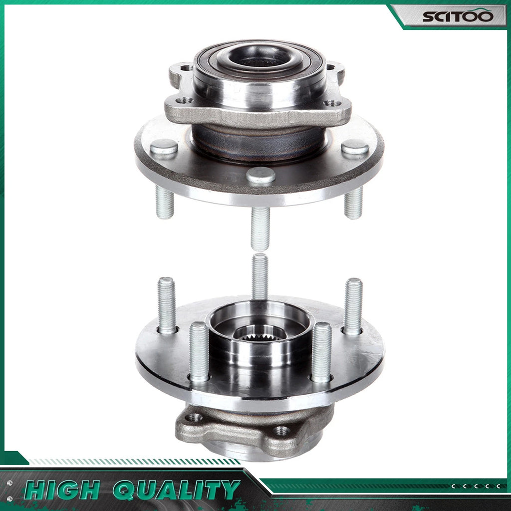 2X Front Wheel Bearing Hub for Dodge Journey (2009–2020) 513278, 513279