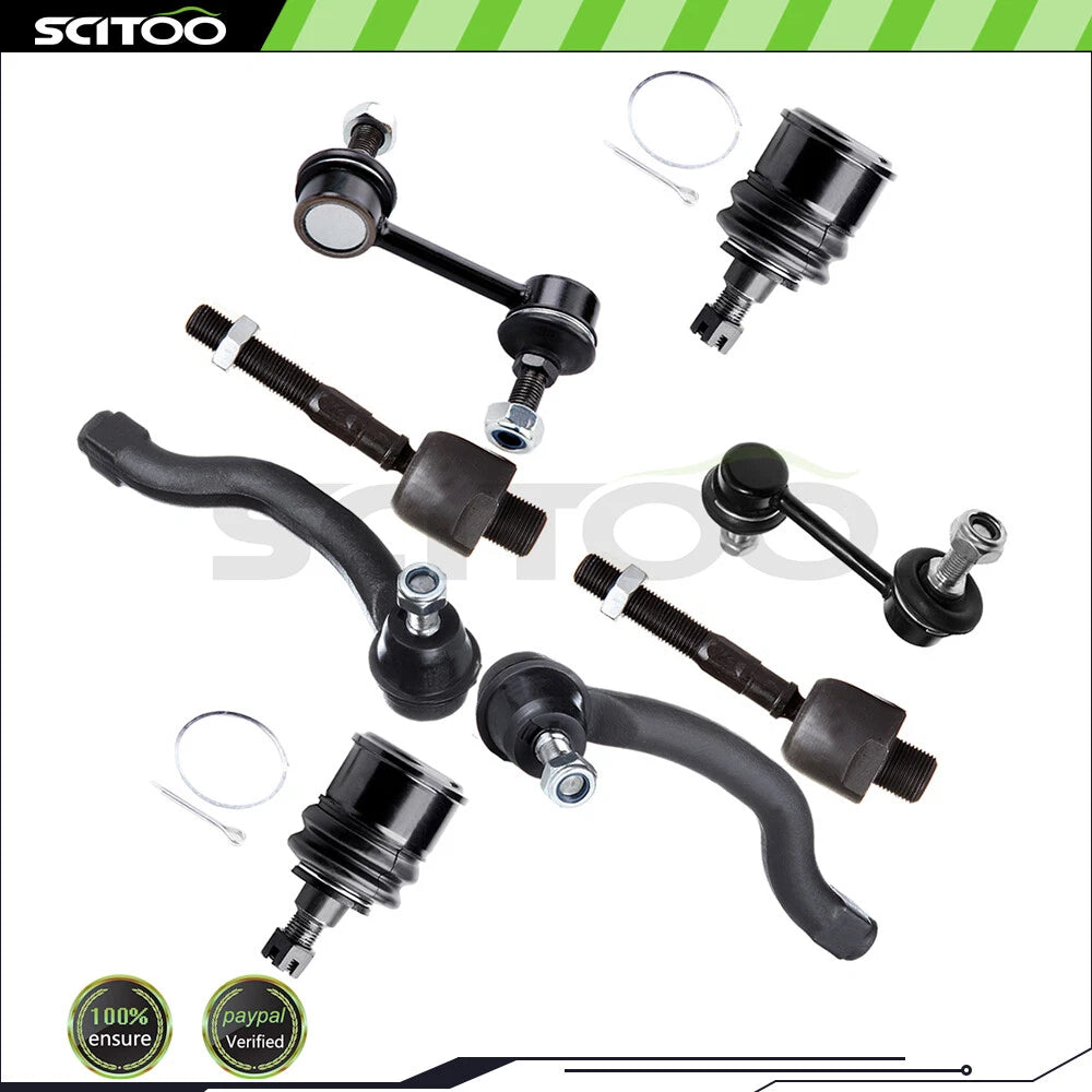 Front Lower Tie Rod End Ball Joint Suspension Kit for Honda Accord (2008–2012)