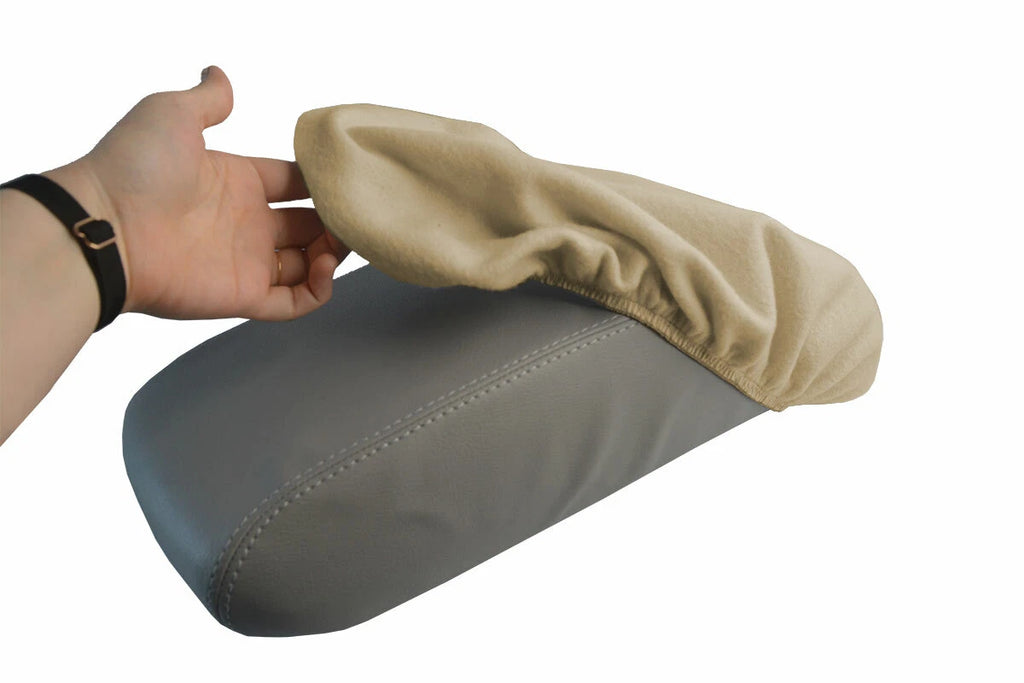 Fleece Console Lid Cover Protector for Jeep Grand Cherokee (2011–2019) Beige